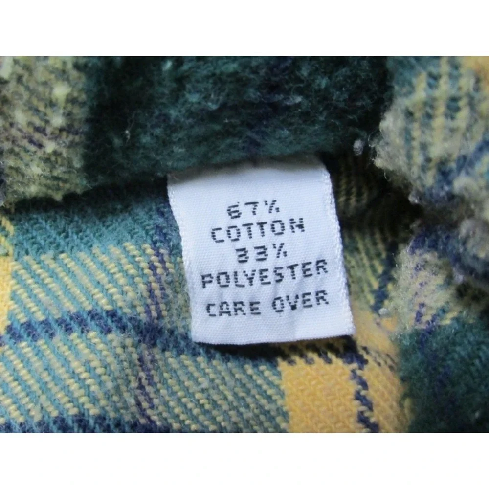 Vintage 80s 90s LL Bean Timberline Flannel‎ Shirt Men's (16) Plaid